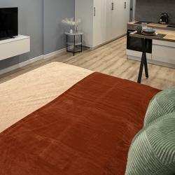 2-местные 1-комнатные апартаменты студия Октябрьская 16 с 1 двуспальной кроватью