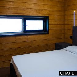 Большой дом на 2 спальни с камином, сауной и чаном (6+2)