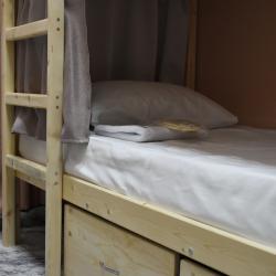 Кровать в 4-местном общем женском номере