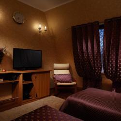 Номер стандарт с 1 двуспальной кроватью (с завтраком)