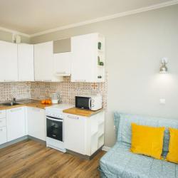 Фото Отель UzorApart Просторная евродвушка у пляжа Алексино с видом на закат