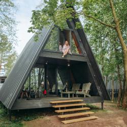 Коттедж A-frame Red