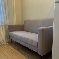 Фото Отель Новая квартира с кроватью возле панорамного окна, высокий этаж