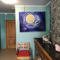 Номер улучшенный комфорт с 1 двуспальной кроватью (мансарда)