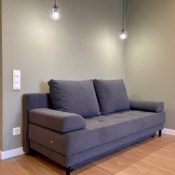 Фото Отель Новая квартира с кроватью возле панорамного окна, высокий этаж