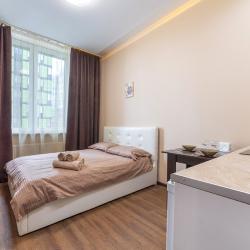 2-местные 1-комнатные апартаменты студия ул. Автозаводская, 23с931к3 с 1 двуспальной кроватью