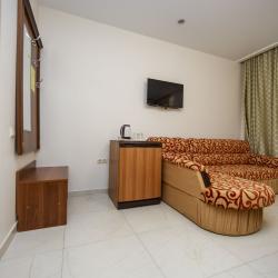 Номер стандарт с 1 двуспальной кроватью (цокольный этаж)