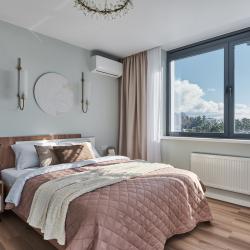 Фото Отель ЖИВИТЕ У МОРЯ! Шикарная трехкомнатная квартира в премиальном ЖК .Панорамный вид на море и горы (парковка, Wi-Fi)