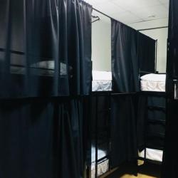 Кровать в общем номере с 3-двухъярусными кроватями 18м²