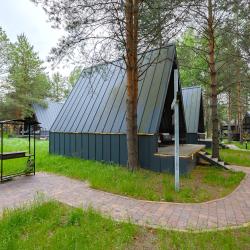 Коттедж №17 A-Frame (с террасой и кондиционером)