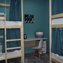 Кровать в 8-местном общем номере