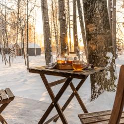 Дом у воды Ежевика и Черника (36 кв.м)