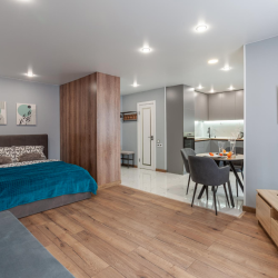 Апартаменты студия Мехзавод 1 квартал 69 с 2 двуспальными кроватями