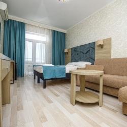 Номер делюкс с 1 двуспальной кроватью (вид на бассейн)