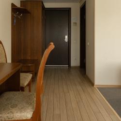 Номер стандарт с 1 двуспальной кроватью и видом на реку