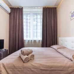 2-местные 1-комнатные апартаменты студия ул. Автозаводская, 23с931к3 с 1 двуспальной кроватью
