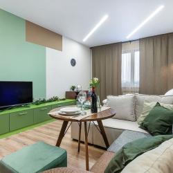 Апартаменты улучшенные с 1 двуспальной кроватью