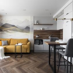 1-комнатные апартаменты улучшенные № 1610