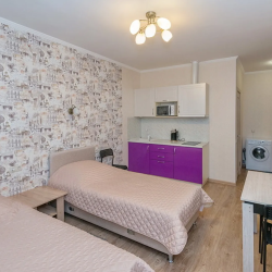 Квартира-студия, 24 м², 2 кровати