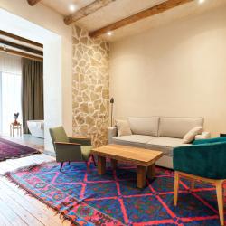 Номер люкс с 1 двуспальной кроватью, ванной и террасой