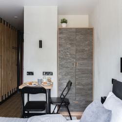 1-комнатные апартаменты студия Wood