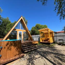 Дом A-frame №4 с купелью-фурако