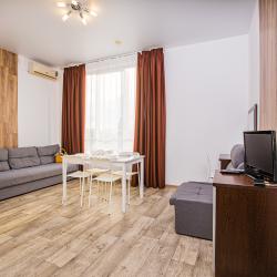 Апартаменты с кухней и видом на город для 7 гостей