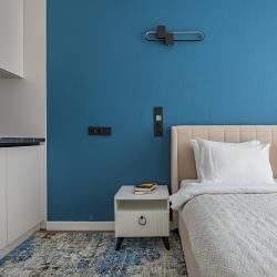 2-местные 1-комнатные апартаменты студия с 1 двуспальной кроватью (338-340)