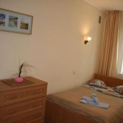 Комната эконом с 1 двуспальной кроватью (без балкона)