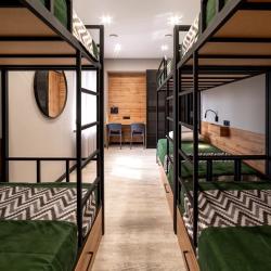 Кровать в общем номере с 3 двухъярусными кроватями (общие удобства)