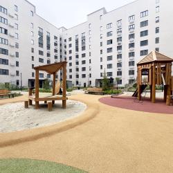 4-местные 2-комнатные апартаменты улучшенные в Центре Тюмени рядом с природой