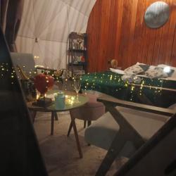 Коттедж стандарт 1 двуспальной кроватью Геокупол