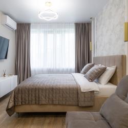 1-комнатные апартаменты студия Home с видом на лес