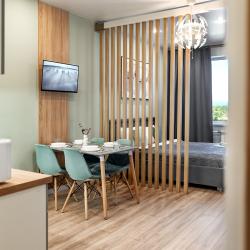 4-местные 1-комнатные апартаменты студия