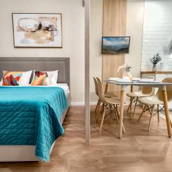 4-местные 1-комнатные апартаменты студия