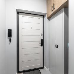 Апартаменты студия Апартаменты на Эйнштейна 4 с 2 односпальными кроватями