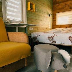 Коттедж стандарт с 1 двуспальной кроватью Домик Мышки