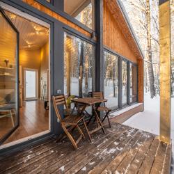 Дом с видом на лес c 2-мя спальнями 54м2