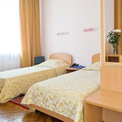 Номер стандарт бизнес с 2 односпальными кроватями