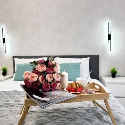 2-комнатные апартаменты стандарт в центре Тюмени с живописным прудом