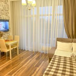 Апартаменты студия Sunny Svetlogorsk 27  (окна на строительную площадку)