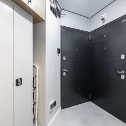 Апартаменты студия Апартаменты на Эйнштейна 4 с 2 односпальными кроватями