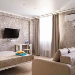 Апартаменты студия Right Room на Пухова д.56 вид на город