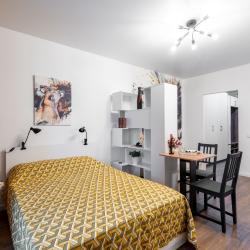 Апартаменты студия RoomyRoom Yellow у Клиники Алмазова