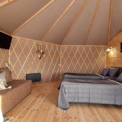 4-местный коттедж улучшенный с 2 односпальными кроватями