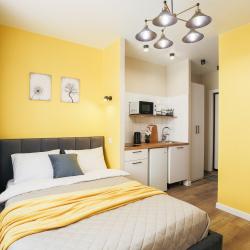 1-комнатные апартаменты студия без балкона 