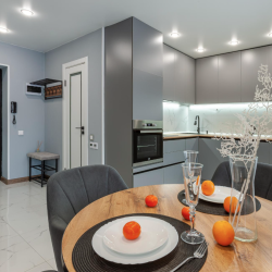 Апартаменты студия Мехзавод 1 квартал 69 с 2 двуспальными кроватями