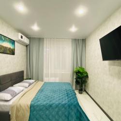 1-комнатные апартаменты студия с 1 двуспальной кроватью