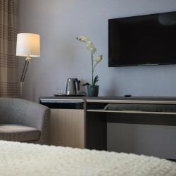 Номер стандарт с 1 двуспальной кроватью, 1 категория (с завтраком)