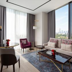 Номер люкс с 1 двуспальной кроватью (на верхнем этаже)